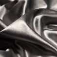 thumbnail image 1 of 4 Way Stretch Silky Spandex Satin Fabric by the Yard - 60" Wide Shiny Satin Spandex Fabric for Dresses, Active Wear, Yoga Pants, Table Cloth - Dark Grey - 3 Yards, 1 of 7