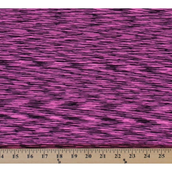4-Way Stretch Strata Performance Pink Space Dye Knit Stretch Fabric By the Yard (8939P-6M)