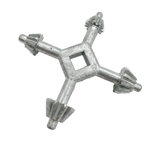 4 Way Utility Tool Practical Four Head Tool Wrench Drill Chucks 4 Way Drill Press Chucks