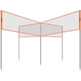 thumbnail image 1 of 4-Way Volleyball Net, Adjustable Height Badminton Net Set for Backyard Beach Lawn, Outdoor Portable Volleyball Net with Carrying Bag, 4 Square Quick Assemble Game Set For Kids And Adults, 1 of 7