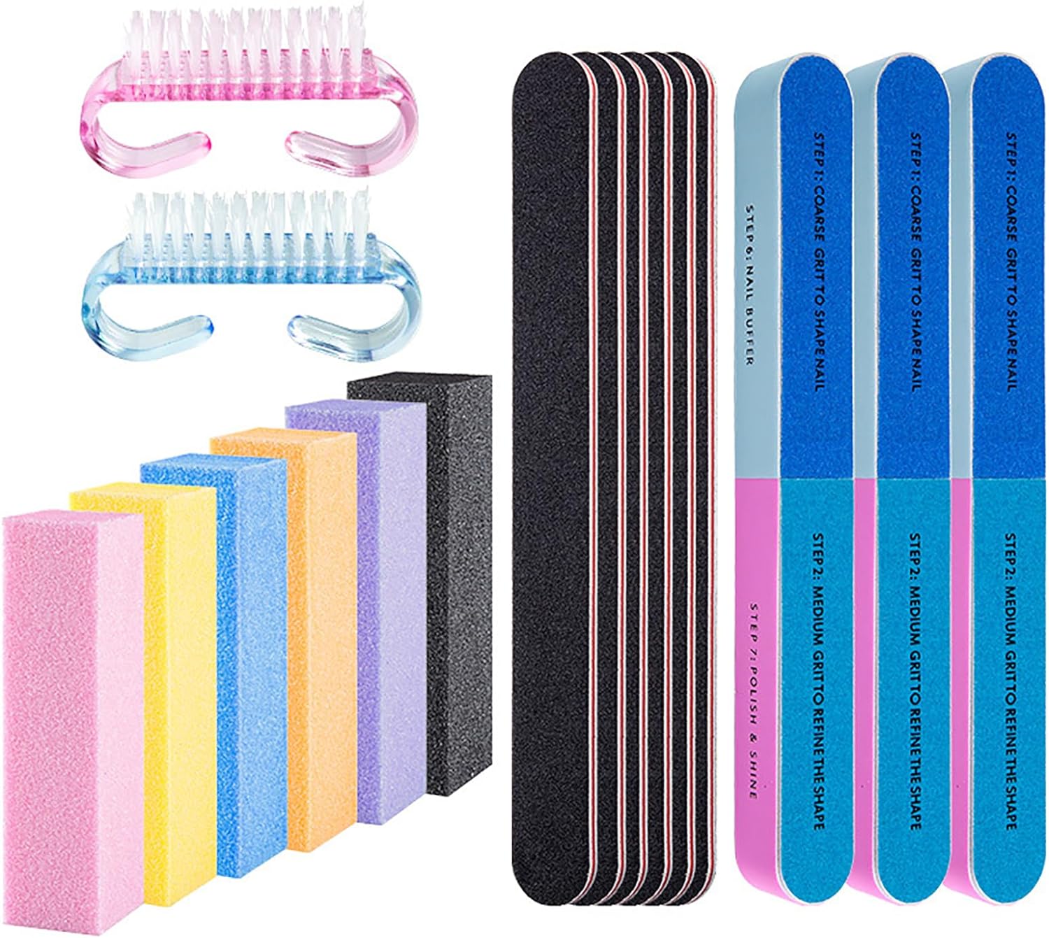 4 Ways Nail Buffer Block Nail Files and Buffers, Nail Shine Buffers