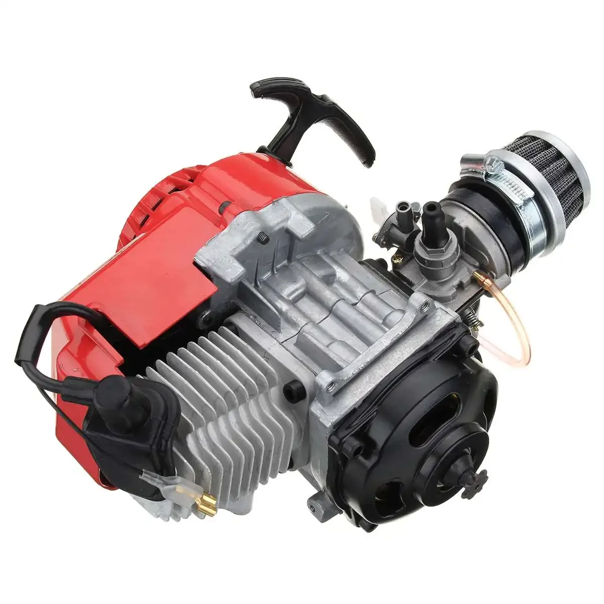 Motor Pull 4 Wheel 49cc 2 Stroke Motorcycle Pull Start Engine Motor Transmission ...