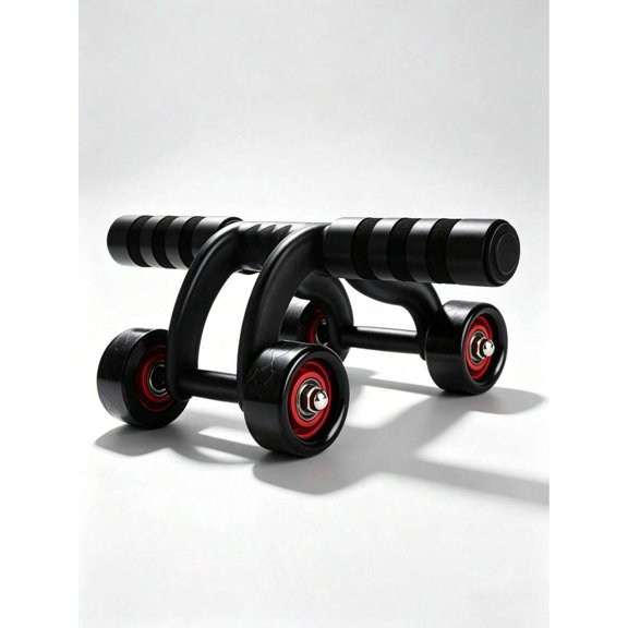 4-Wheel Abdominal Wheel, Stable Non-Slip Core Strength Training Multifunctional Abdominal Trainer For Men And Women, Home Fitness Equipment