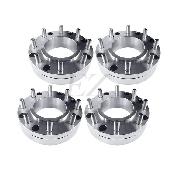 4 Wheel Adapters 6x5.5 to 8x170 Fits 6 Lug Toyota Chevy Hub with 125mm Hub Centric Lip to Fit Super Duty Wheels