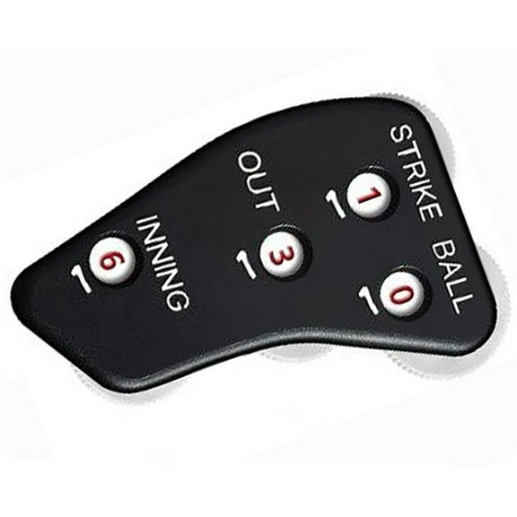 4 Wheel Baseball Umpire Clickers Handheld Softball Game Counter Referee Indicators Baseball Clickers Comfortable Grip
