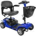 thumbnail image 1 of Verpal Upgrade 4 Wheels Mobility Scooter for Seniors, Foldable Electric Powered Mobility Wheelchair for Adult, 350lbs, Blue, 1 of 10