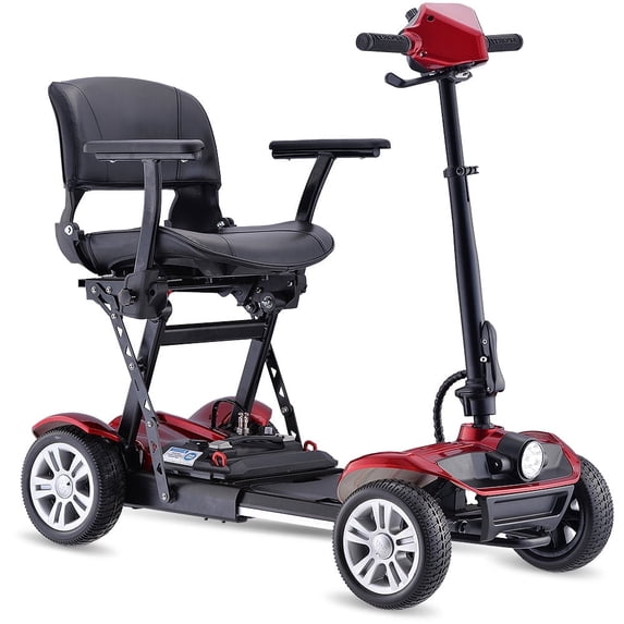 4 Wheel Mobility Scooters For Adults Senior 500W 24V13AH Removable ...