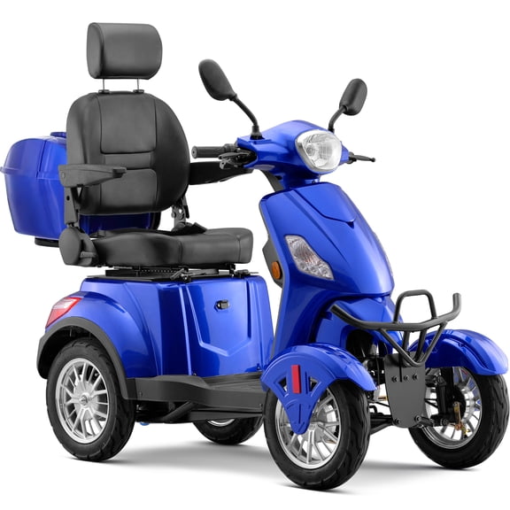 4 Wheel Mobility Scooters for Seniors, Adult Scooter with 800W Motor, Heavy Duty Electric Scooter with 500 lb Capacity, 31 Miles Long Range and Speed Adjust Medical Scooter