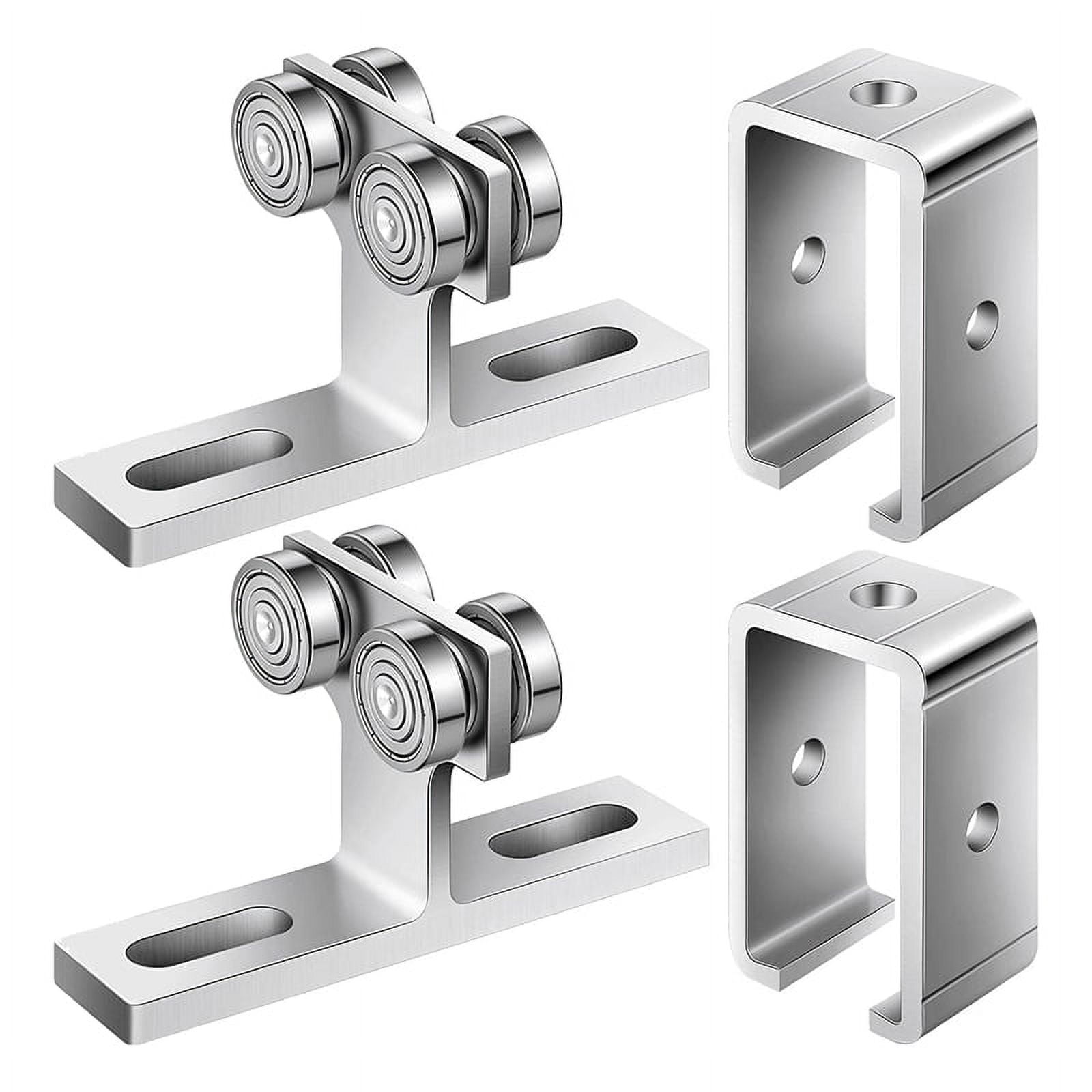 4 Wheel T Trolley Assembly Channel Trolley Track Hanger 2 Pcs Electric