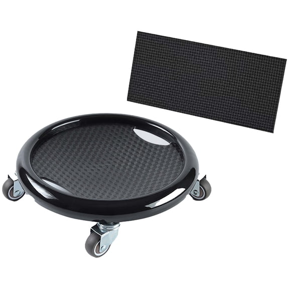 4 Wheel ab Roller, 360 Rotating Core Slider Anti-Slip Abdominal Glider Knee Pads for Home Gym Training Practice Men Women Seniors Beginners