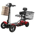 thumbnail image 1 of 4 Wheels Electric Battery Power Scooter, LED Lights, Up to 20 Miles - Red, 1 of 7