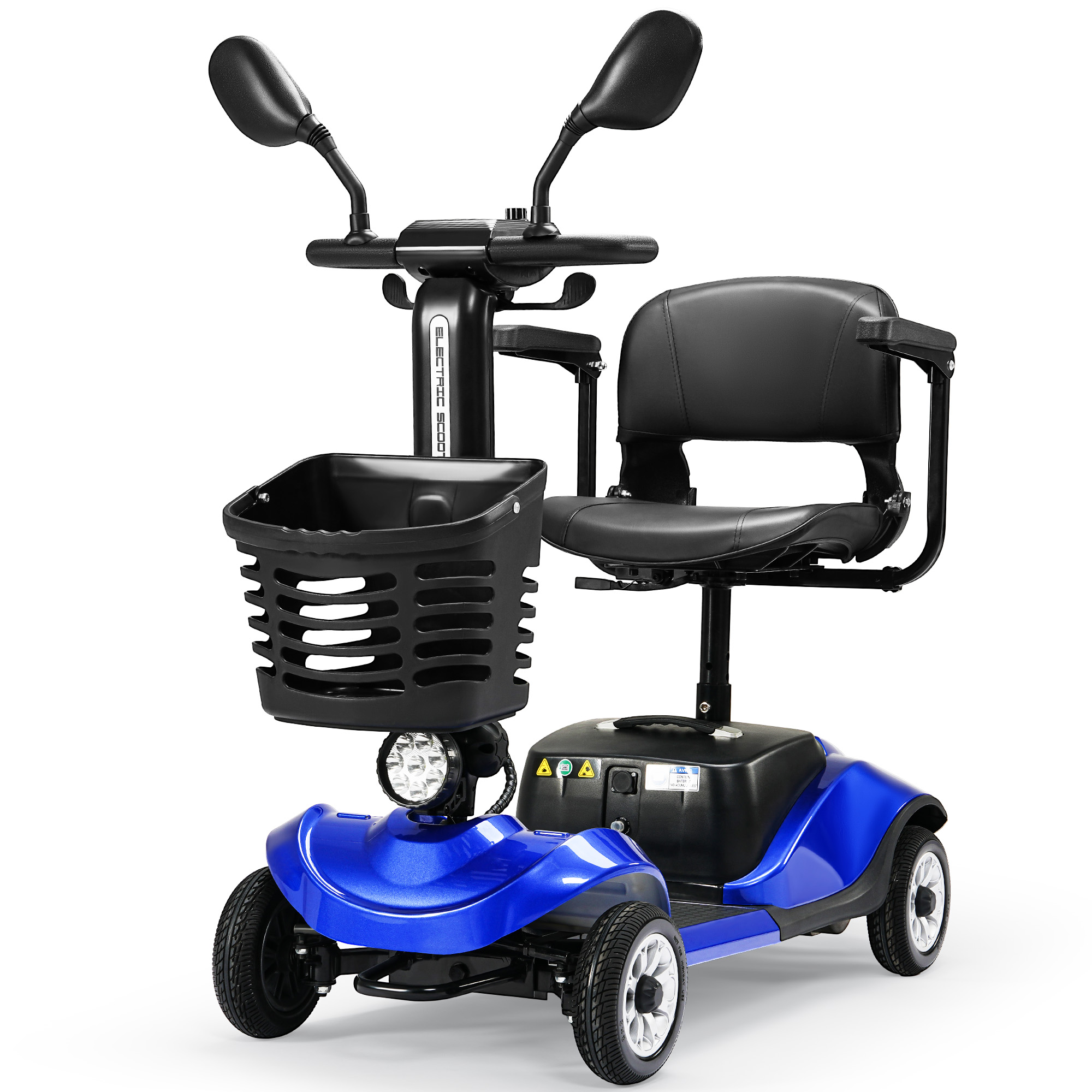 EWheels EWM34 4 Wheel Mobility Scooter, Easy Transport Travel Mobility