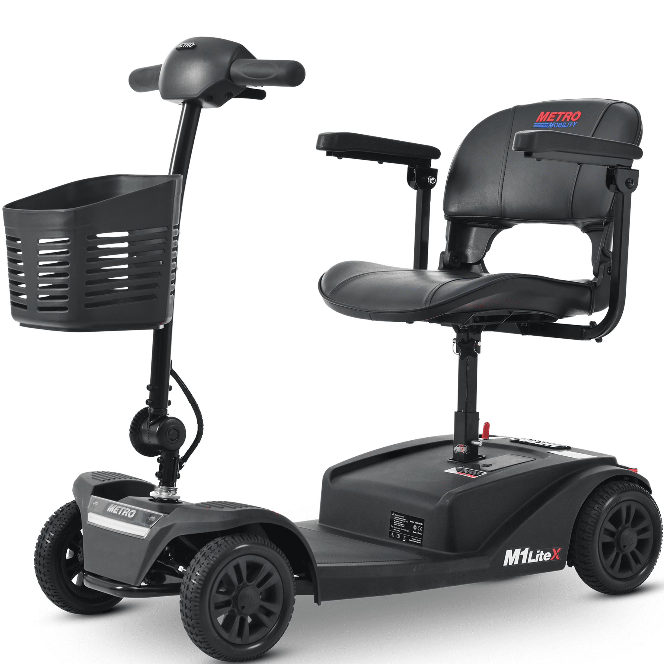 BTMWAY Lightweight Foldable Portable Elderly Power Mobility Scooter, 4