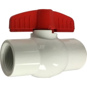 4 White Ips PVC Ball Valve, PVC Ball Valves, Plumbing Accessories