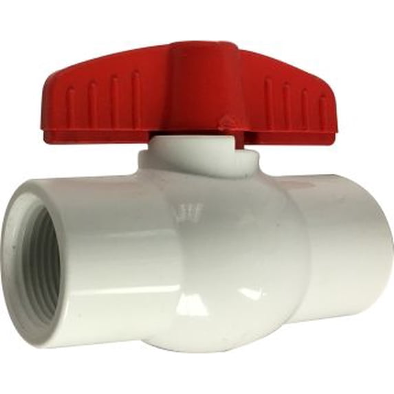 4 White Ips PVC Ball Valve, PVC Ball Valves, Plumbing Accessories