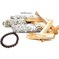 thumbnail image 1 of 4" White Sage (3) And Palo Santo Smudge Stick/Wood (7) With Bead Bracelet, 1 of 4