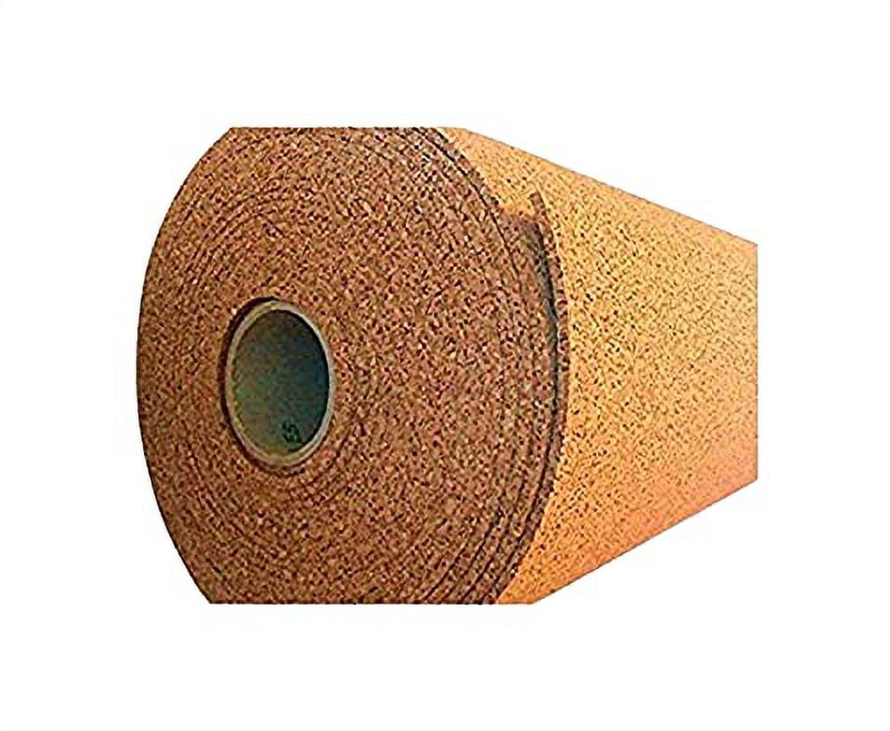 4' Wide 1/4" Thick Cork ROLL Bulletin Board Sheet