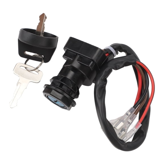 4-Wire ATV Ignition Key Switch Starter Replacement Compatible with Sportsman 500 1996 to 1998 High Performance Start Lock Switch with 2 Keys - 8 x 6 x 6 Inches / 20.3 x 15.2 x 15.2 cm