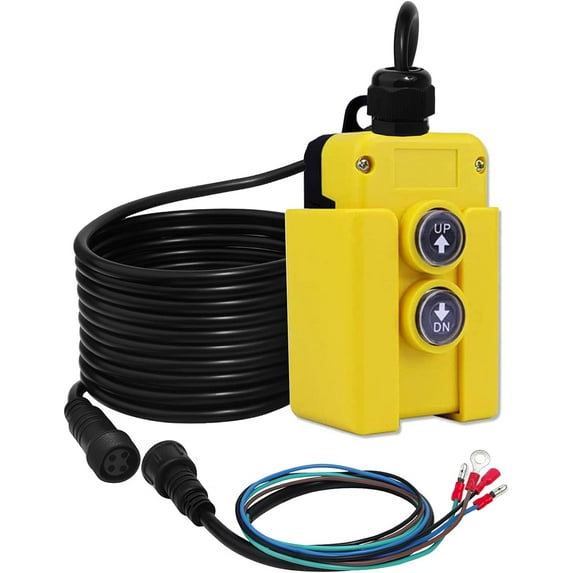 4 Wire Dump Trailer Remote Control Switch 12v DC Hydraulic Pump Power ...