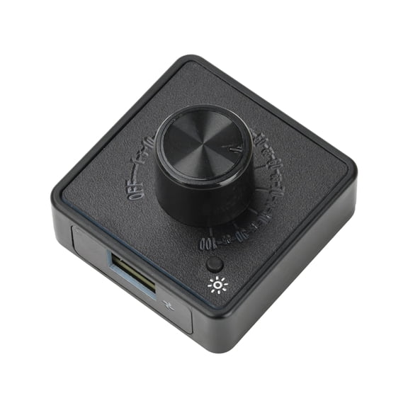 4 Wire Fan Speed Controller with PD Fast Charging Adjustable Backlit for PC Builds