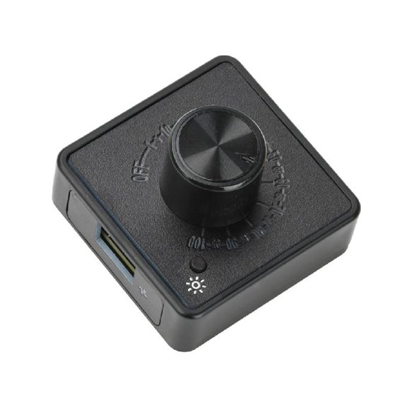 4 Wire Fan Speed Controller with PD60W Fast Charging Adjustable Backlit for PC Builds
