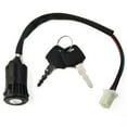 thumbnail image 1 of 4 Wire Ignition Key Barrel Switch For 50cc 110cc 125cc 250cc Quad Dirt Bike ATV, 1 of 12