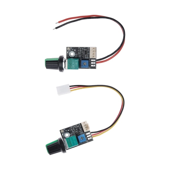 4 Wire Motor Speed Regulator 3A Capacity Motors Fan Controller Variable Speed Controllers Easy to Use for Cooling Fan