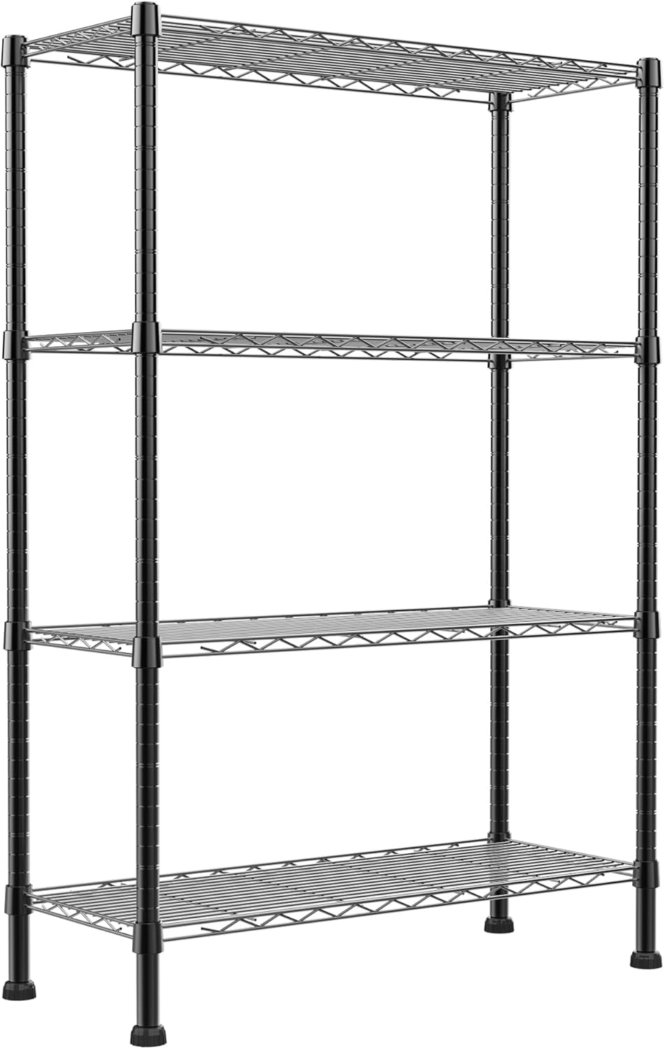 4-Wire Shelf Adjustable Heavy Duty Storage Shelves,Metal Organizer Wire ...