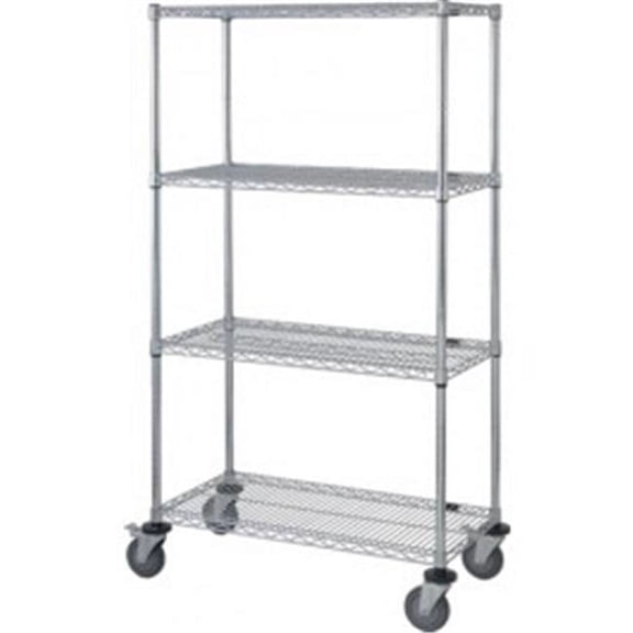 4-Wire Shelf Mobile Cart - 63 in.