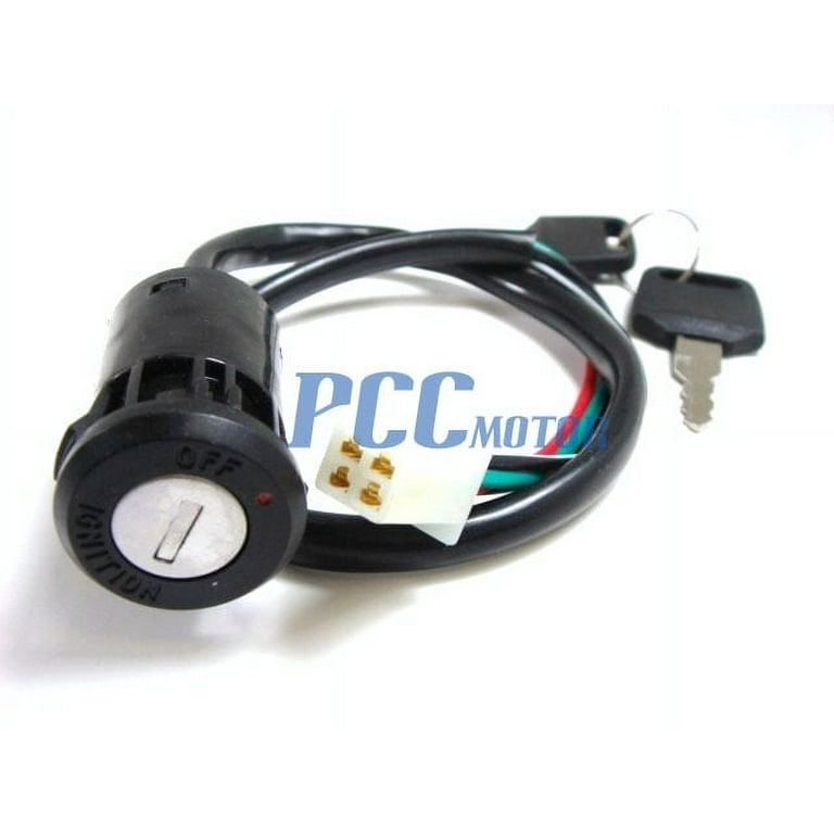 4 Wires ATV IGNITION SWITCH DIRT BIKE GO KART MOPED KAZUMA COOLSTER KS06