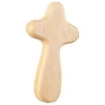 thumbnail image 1 of 4" Wooden Crosses - Hand Held Prayer Comfort Crosses, Christian Church Gifts Mini Holding Crucifix for Christmas, 1 of 4
