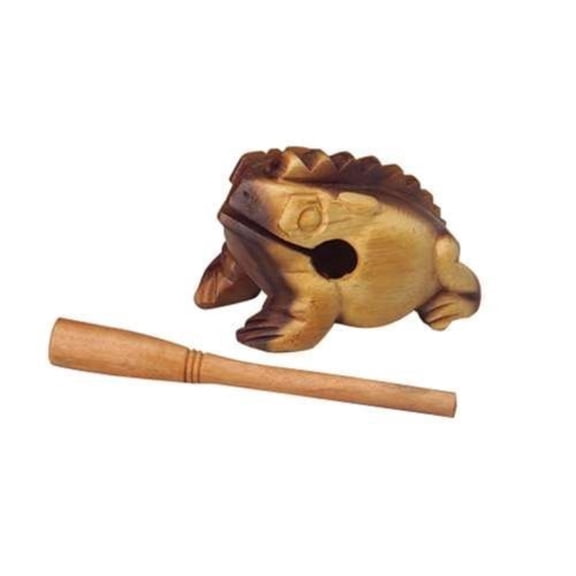 4" Wooden Frog Guiro