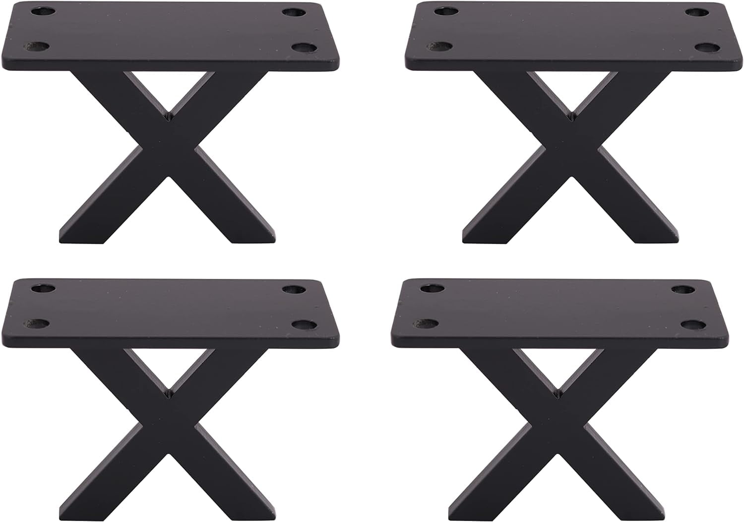 4 X 2 1/2'' X Legs DIY Industrial Strength Century Modern Table Legs