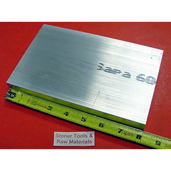 -/4" X 5" Aluminum 6061 Flat BAR 8" Long Solid T6511 .250" Plate Mill Stock