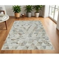 thumbnail image 1 of HomeRoots 558852 4 x 6 ft. Abstract Distressed Rectangle Area Rug, Beige & Brown, 1 of 6
