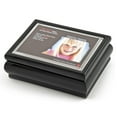 thumbnail image 1 of 4" X 6" Black Lacquer Photo Frame Music Box With New "Pop-Out" Lens System - Butterfly Kisses, 1 of 2