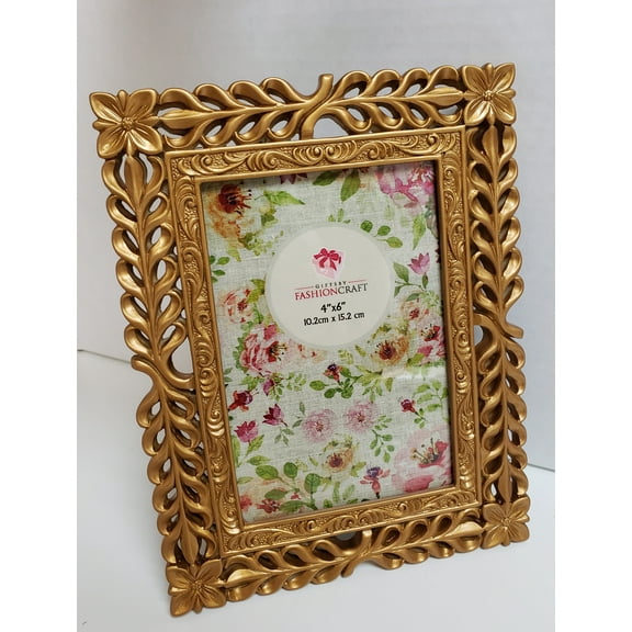 4' X 6" Gold Frame
