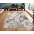 thumbnail image 1 of HomeRoots 558394 4 x 6 ft. Abstract Distressed Rectangle Area Rug, Gray & Beige, 1 of 7