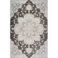 thumbnail image 1 of 4' X 6' Gray and Brown Southwestern Distressed Area Rug, 1 of 7