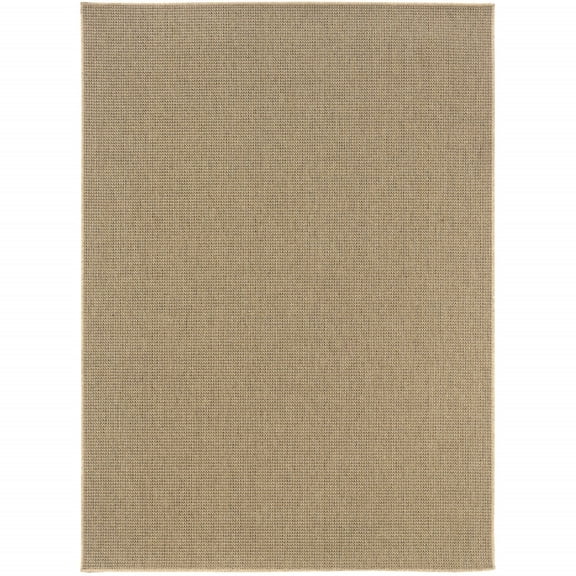 4' X 6' Sand Stain Resistant Indoor Outdoor Area Rug - 6' x 7'