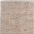 thumbnail image 1 of 4' X 6' Tan Orange and Ivory Oriental Hand Woven Distressed Area Rug With Fringe, 1 of 10