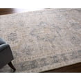 thumbnail image 1 of HomeRoots 566174 2 x 3 ft. Oriental Hand Woven Distressed Rectangle Area Rug with Fringe, Tan & Gray, 1 of 10