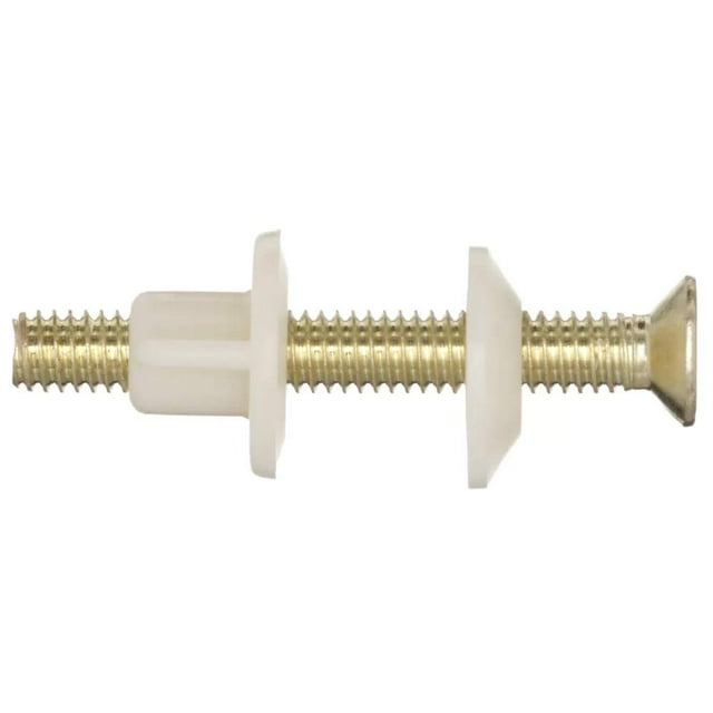 4 X Brass Toilet Seat Hinge Bolts Nuts Standard Replacement 5/16" Metal