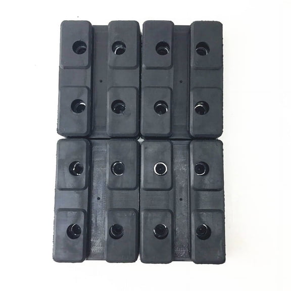 4 X Car Offroad Rectangular Heavy Duty Lift Accessories Rubber Arm Pad Universal