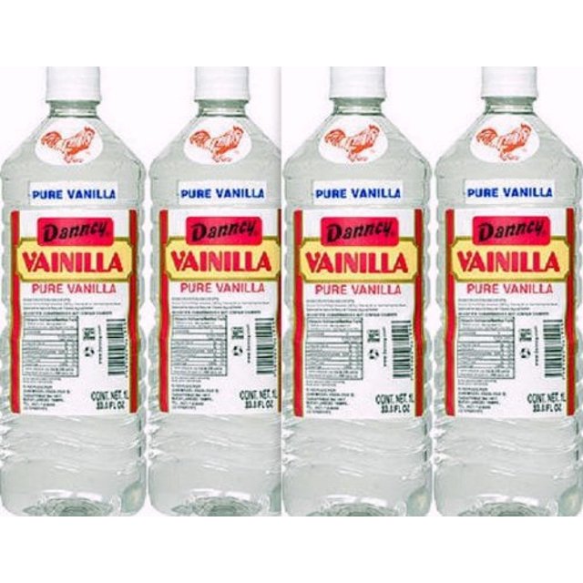 4 X Danncy Clear Pure Mexican Vanilla Extract From Mexico 33oz Each 4