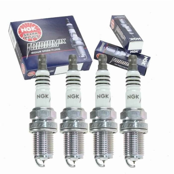 4 X New NGK IRIDIUM IX Resistor Performance Power Spark Plugs BKR6EIX # 6418