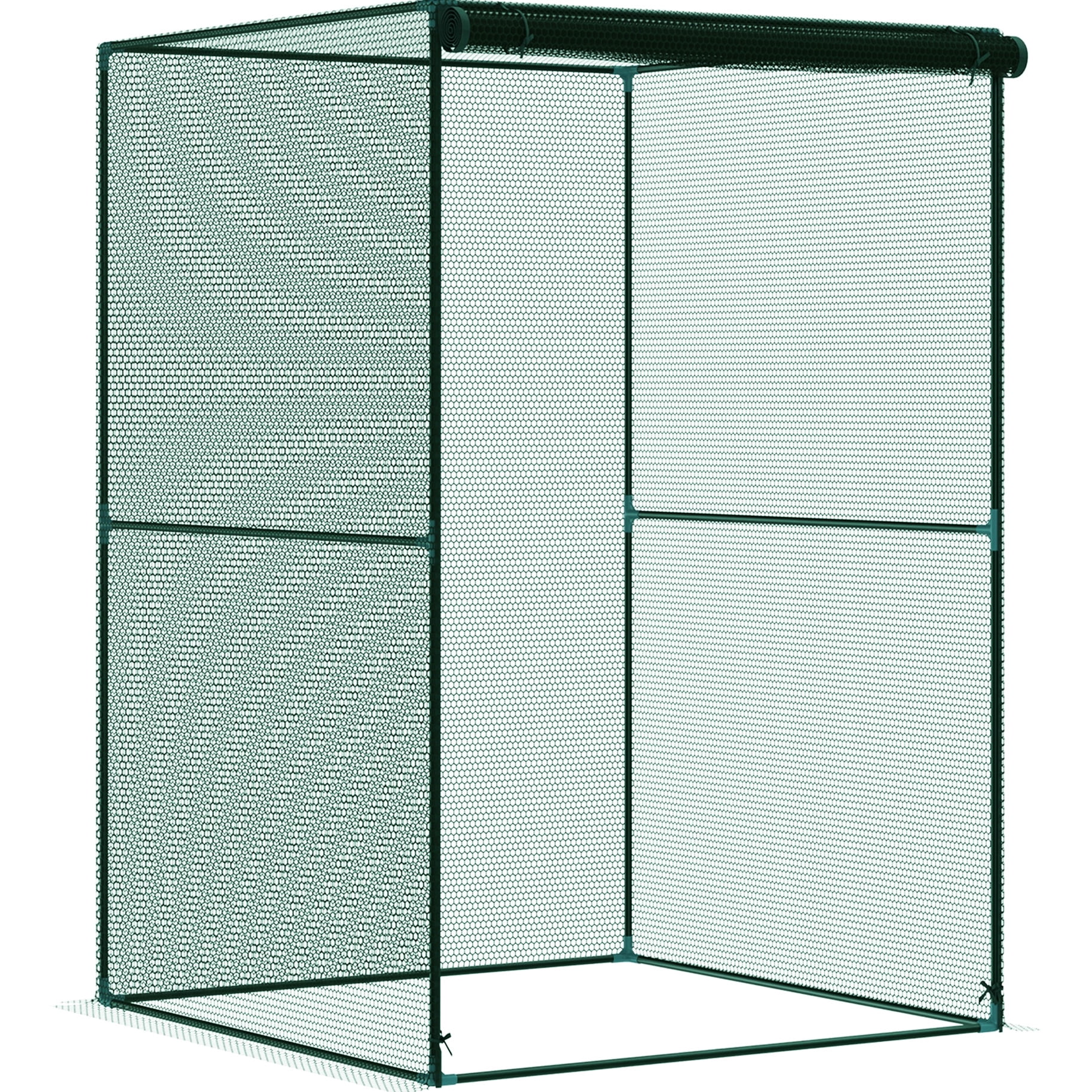 4' X Plant Protection Cage For Garden, - , Zipper Access, Strong Steel Frame, Mesh To Plants Tent, Backyard Zippered Door, Stable Block & Weather