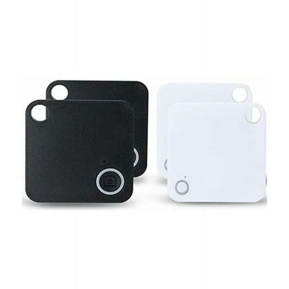 4 X Smart Bluetooth Tracker, Gps Tracking Device With A Range Of Up To 85 Foot, Anti-Loss Tracker, App Control, Compatible With Ios And Android, For Keys, Pets, Wallet