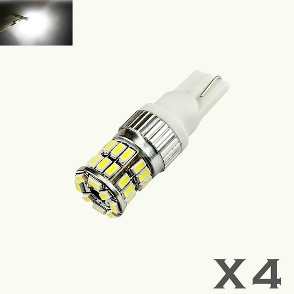 4 X T10 168 High Power 3014 Chip LED White LED Backup Reverse LED Light Bulbs