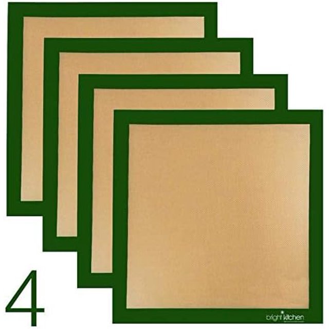 4 X Ultra Silicone 14 X 14 NonStick Fruit Leather Dehydrator Sheet